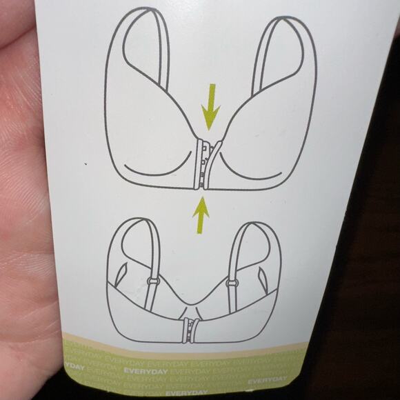 NWT Amoena Ellen Wirefree Masectomy Front Closure Bra Size 32A - Picture 5 of 16